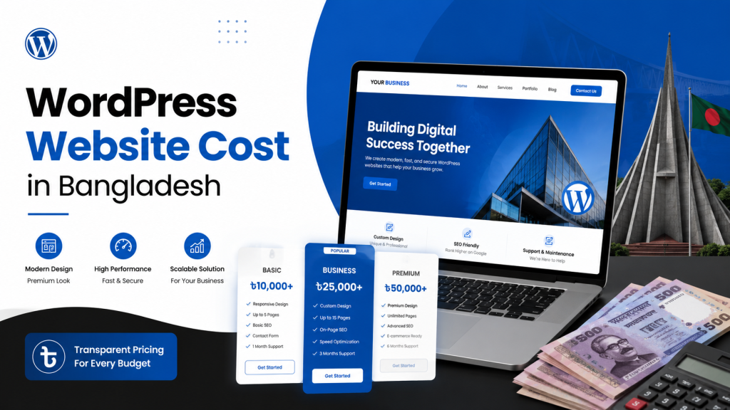 WordPress website cost in Bangladesh guide
