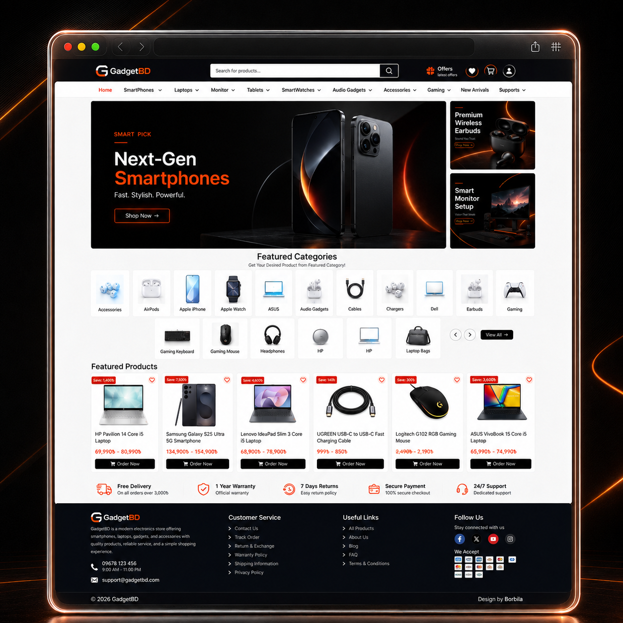 GadgetBD Ecommerce Website